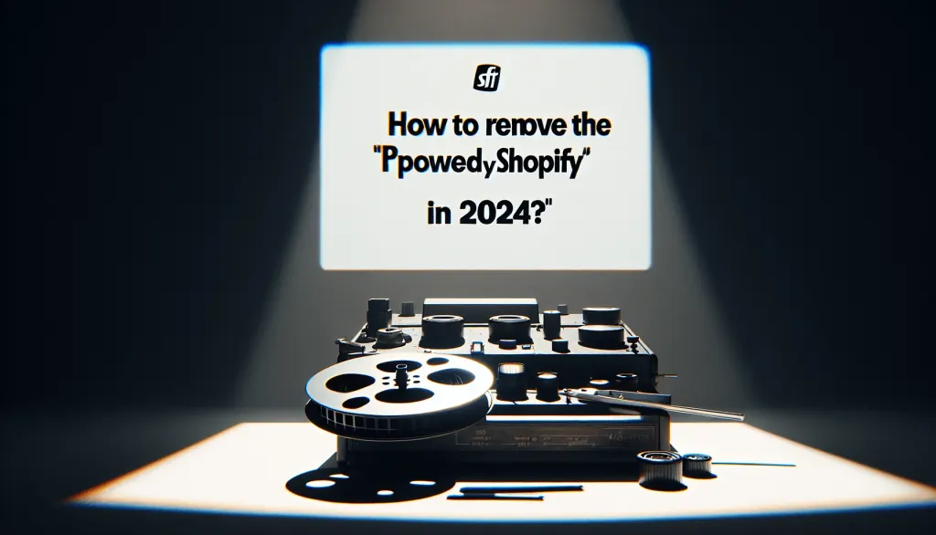 comment se débarrasser de la mention “propulsé par shopify” en 2024 ?